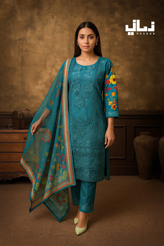 GULSIM | CUT WORK | STITCHED