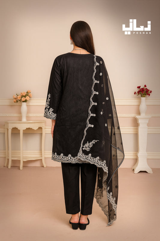 RANG-E-HUSN | ORGANZA | STITCHED