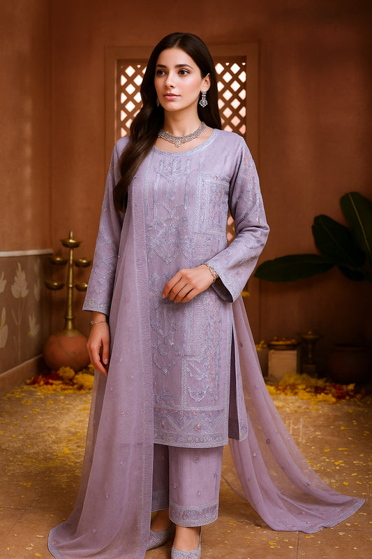 SHEHNAI RANG | ORGANZA | STITCHED
