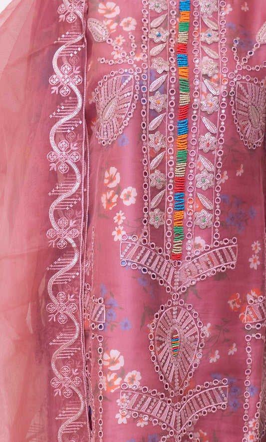 GULABO | ORGANZA | STITCHED