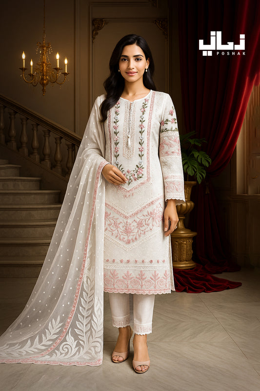 CHANDNI | ORGANZA | STITCHED
